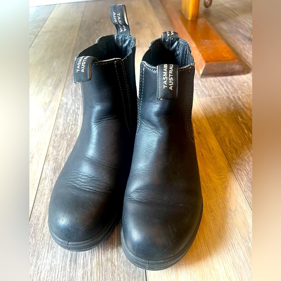 Blundstone Women’s Original High Top Volcan Black Boots AU 4 - Picture 2 of 6